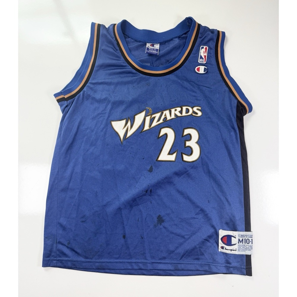 Vintage Champion Washington Wizards #23 Michael Jordan Jersey NBA Youth M 10-12